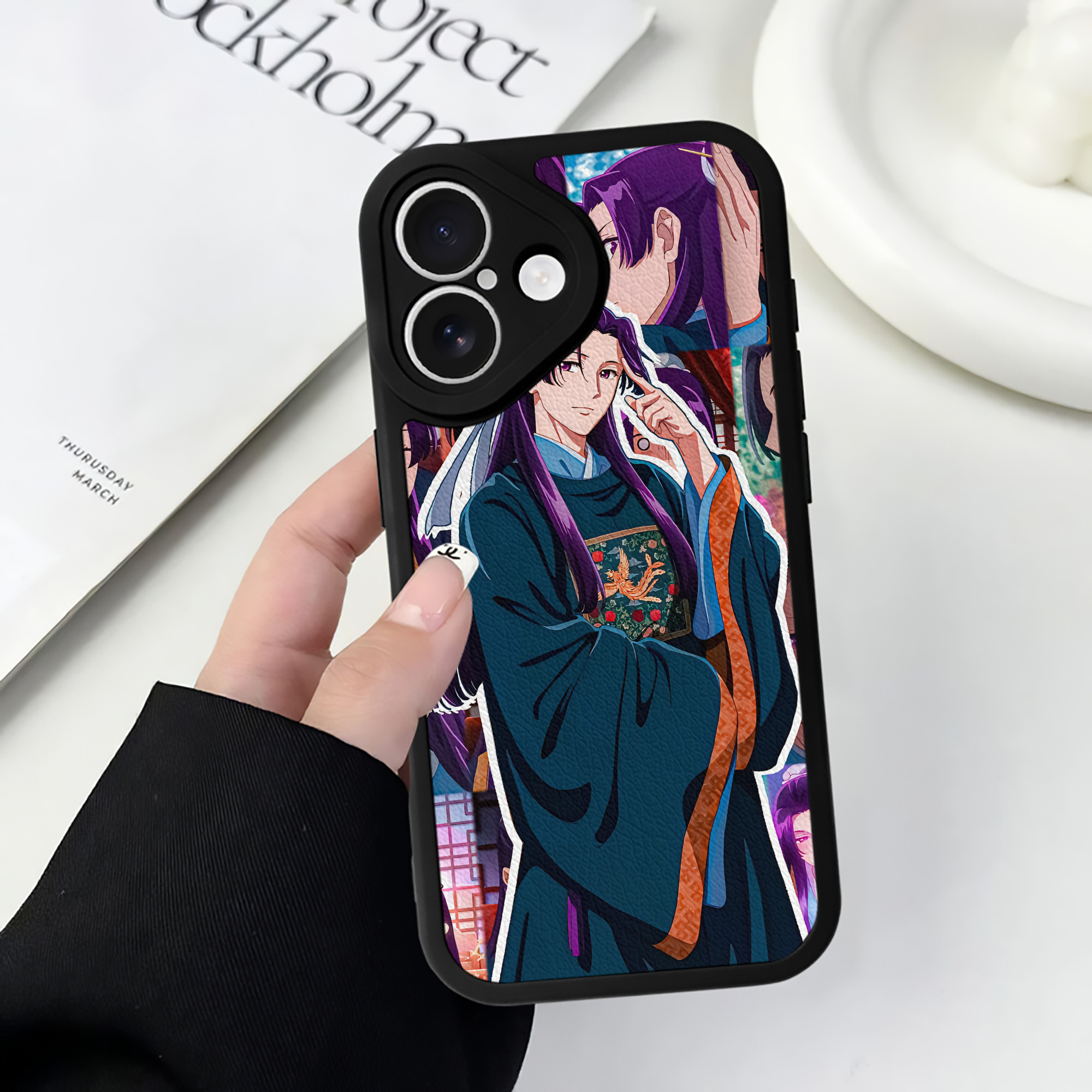 薬屋のひとりごと The Apothecary Diaries 【iPhone 16シリーズ対応】シリコンスマホケース（レザー調） 材質：シリコン